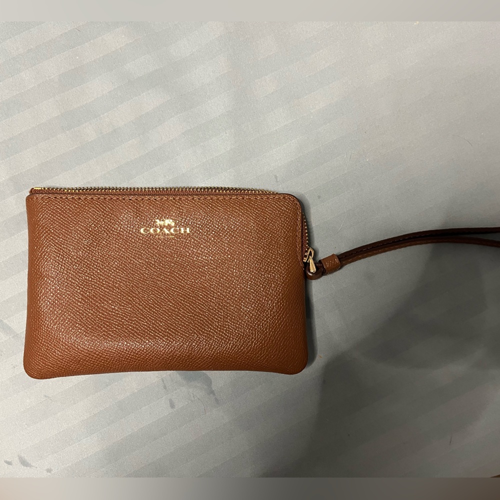 Coach Leather wristlet